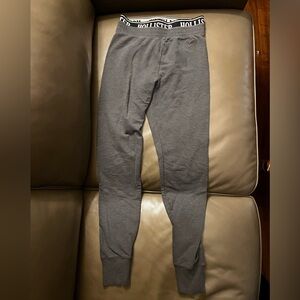 Hollister Logo Waistband Women's Gray Joggers